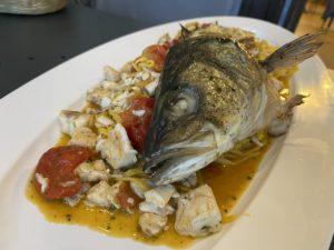 Tagliolini al branzino nostrano